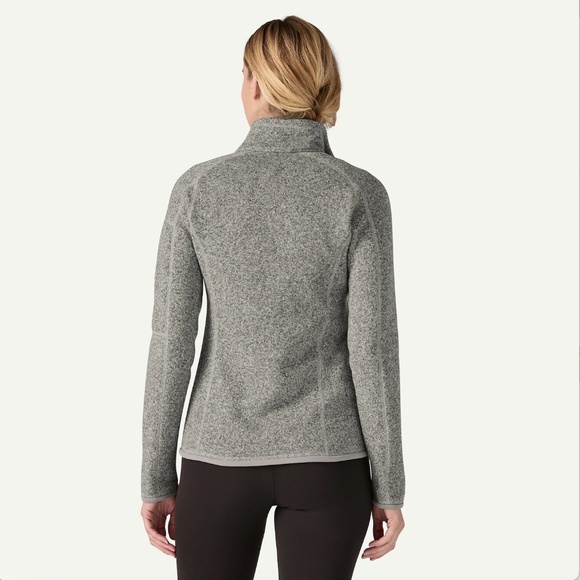 Women's Better Sweater Fleece Jacket Grey - Picture 3 of 6